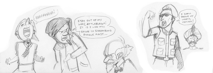Imagining a backstory helped bring characters to life